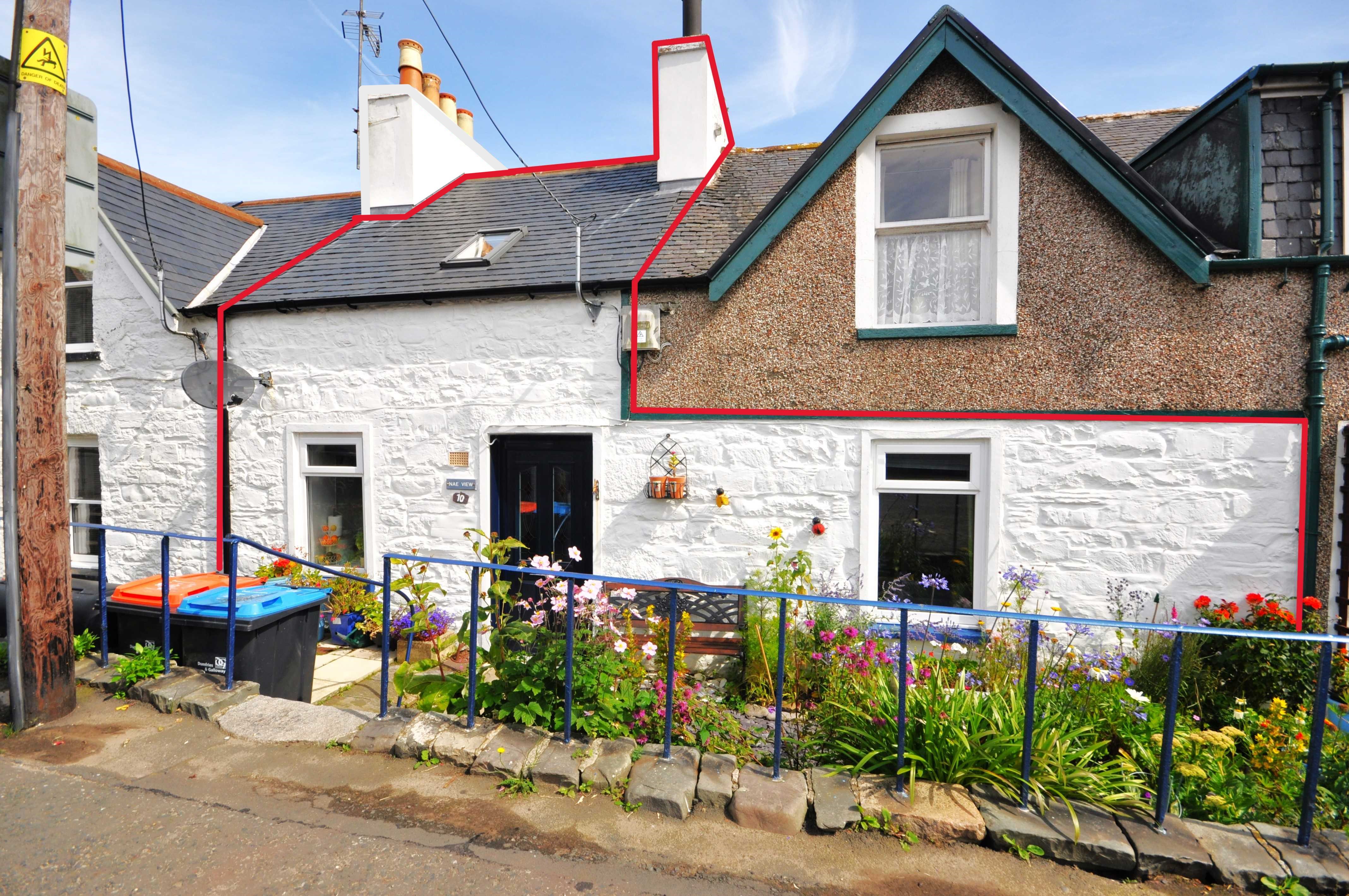 Photograph of 'Nae View', 10 Stair Street, Drummore